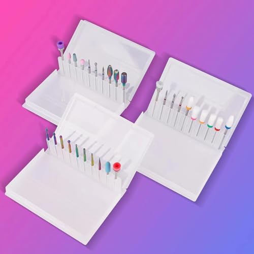 30Pcs Nail Drill Bits Set: 3/32 Inch Carbide Cuticle Ceramic Nail Bits - color: 30Pcs Nail Drill Bits