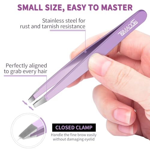 TsMADDTs Eyebrow 7-Piece Precision Facial Hair Kit - color: Lavender