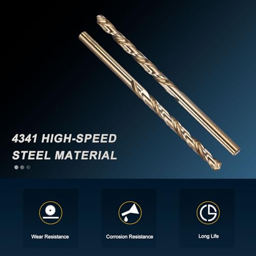 PATIKIL Micro #16 Drill Bit 4341 High-Speed Steel for Thin Metal 10 Pack - size: #16