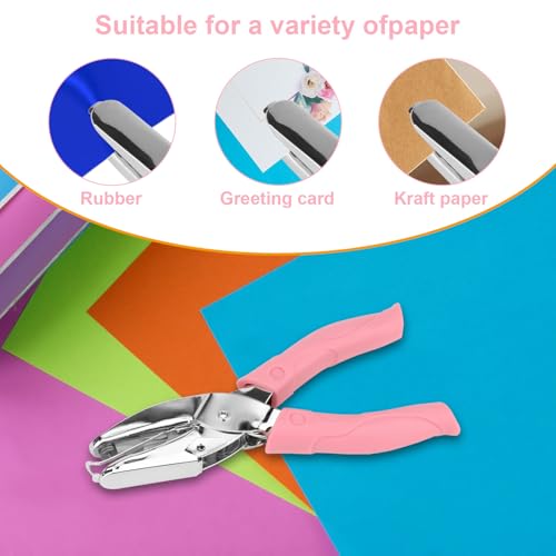 1/16In Handheld Hole Paper Puncher Mini Circle Shape Punch (Small Circle) - size: Small Circle