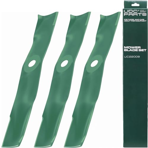 UDC Parts M145476 UC22009 John Deere 48 Inch Mower Blades Replacement X350 - size: 16 15⁄16 - Round (25⁄32")