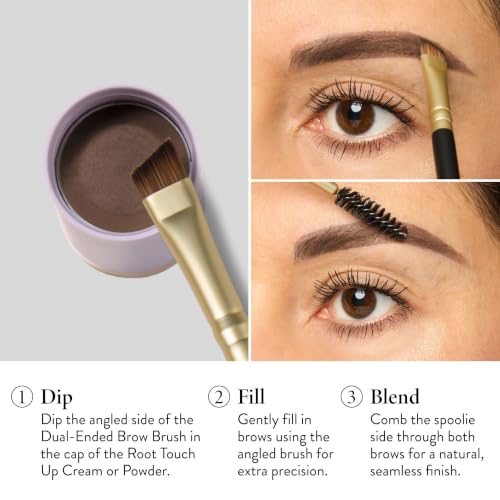 LAURA GELLER Makeup Brushes - 20 Dual-Ended Brow Brush with Angled Brush & Spoolie - style: 20 Dual-Ended Brow Brush