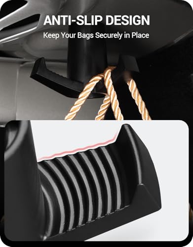 BASENOR 2026 Trunk Grocery Bag Hook for Tesla Model 3 Trunk Hook