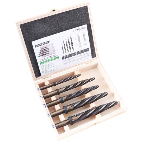 Accusize Chucking Reamer Set, 3/8", 1/2", 9/16", 5/8", 3/4", Premium Kit - size: 3/8", 1/2", 9/16'', 5/8", 3/4", Premium kit
