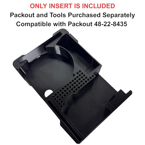 M18 Fuel Compact Router Packout Organizer with Tool, Battery and Bit Storage for Packout Compact Tool Box, Battery and Accessory Storage, Insert Only 2732-20 – Fits Packout 48-22-8435