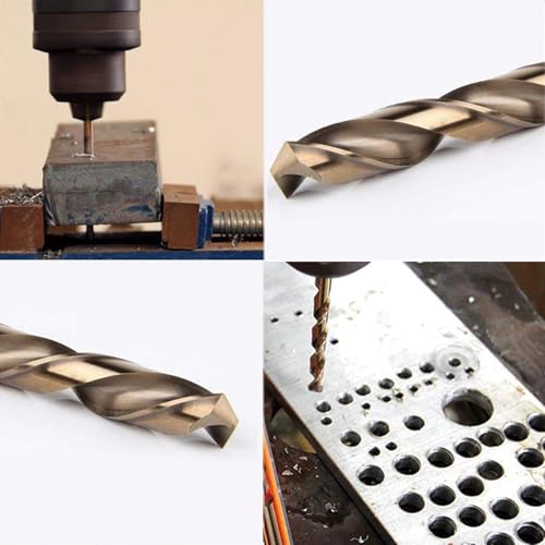 8Pcs Metric Tap & Drill Bit Set,M3×0.5 Spiral Point Thread Tap ﻿
