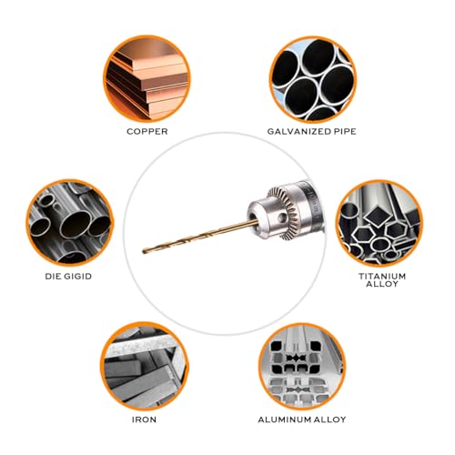 Narwhal 13/64 Inch Drill Bit (13 Pack) Cobalt for Metal & Stainless Steel - size: 13/64 in