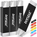 DIYSELF 12 Pack Box Cutters, Quick-Slide Utility Knife with All-Metal Shell - color: Black, size: 12-Pack