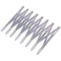 Expanding Sewing Gauge, Aluminum Buttonhole Spacer Expanding Crafting Sewing Gauge Ruler, Multifunctional Equidistant Measuring Marking Tool