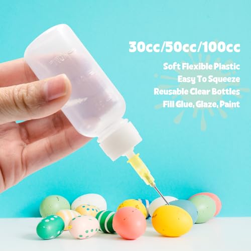 30cc Needle Tip Glue Squeeze Bottle Precision Tips Applicator Bottles 5 Pcs - size: 30cc Needle Bottle (5 Pack)