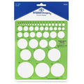 ALVIN TD1204 Circle Master Template, 45 Circles from 1/16 to 2-1/4 Inches, Drafting Stencil for Architects, Engineers, Artists and Students - style: TD1204: 45 Circles, 1/16 to 2-1/4 in