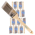Pro Grade Paint Brushes, 2 Inch Angle Paint Brush, Walls & Trim, 12 Pack - size: 2 inches