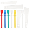 9Pcs Applicator Glue Spreaders,Plastic Glue Smear Plate Scraper Sticks Applicator Tool Sticks Scraper Stick for Leatherwork Woodwork Handmade DIY Leather Spreads DIY Art Crafts Project