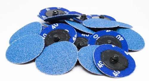 Benchmark Abrasives 2" Zirconia Quick Change Sanding Discs, 80 Grit - style: 80 Grit | 1000 Count