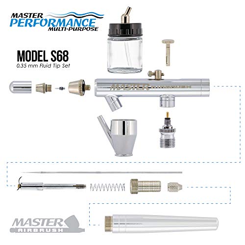 Master Airbrush Multi-Purpose Airbrushing System Kit with Airbrush