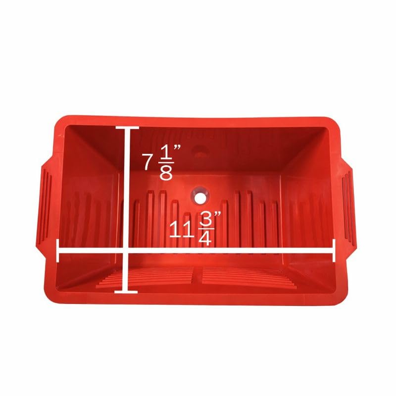 Paint Tray for Brush Clean Up Large Insert for Sinks to Make Paint Cleanup Easy (1, Red) - color: Red