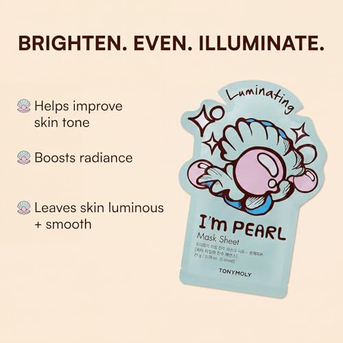 TONYMOLY I'm Face Sheet Masks - Hydrating & Soothing Korean Skincare - color: Best Sellers, 5 Pack