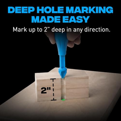 OX Tuff Shot 2-Pack Marking Chalk Spray, Deep Hole Marker, Chalk Shot - style: 2 Pack