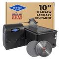 Hi-Tech Diamond 10" Lapidary Slab Saw for Rocks, Minerals & Glass - style: Two 10" Diamond Saw Blades