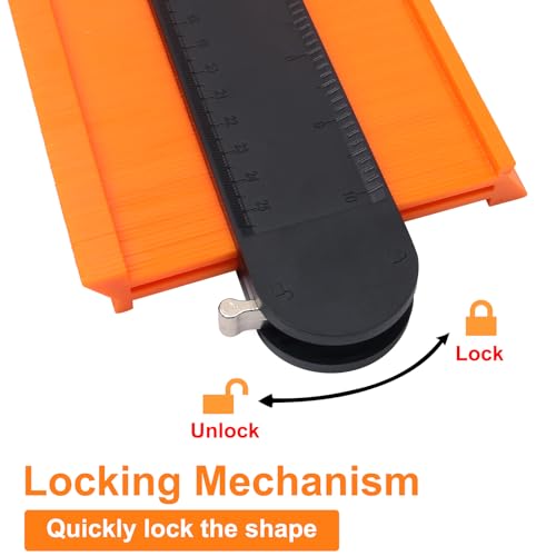 10 Inch Super Gauge Shape and Outline Tool Contour Gauge Profile Tool