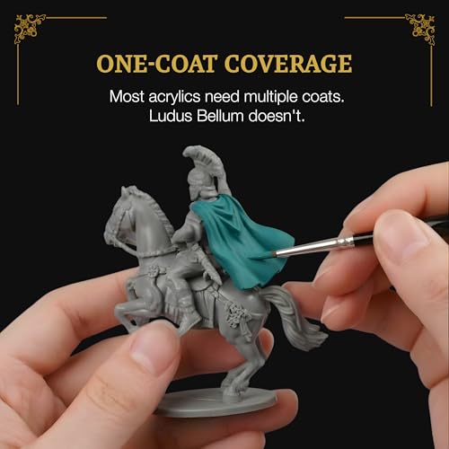 Ludus Bellum Miniature Paint Turquoise Color 18ml Precision Dropper Bottle - color: Turquoise