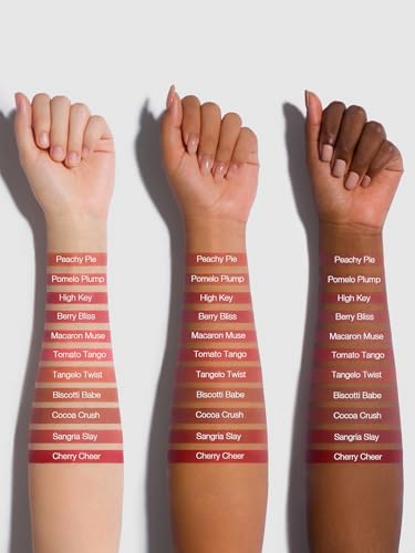 SHEGLAM Bounce Putty Pocket Lip Pot velvet Matte Lip Gloss Soft High Pigment Color Lip Stain with Brush-Pomelo Plump - color: Pomelo Plump