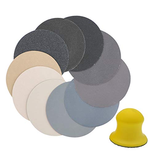 VIBRATITE 40PCS 3 Inch Wet Dry Sanding Discs, 80-7000 Grit - size: 3 Inch