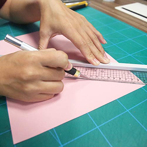 XW Hobby Knife Set- 45mm SKS-7 Rotary Cutter and Precision Knife for Art, Quilting and Crafting,12 Bonus Blades