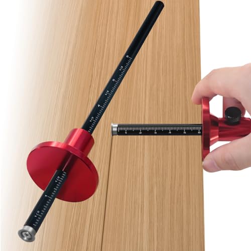 Wheel Marking Aluminum Alloy Precision Ground Steel Rod Woodworking Mortise Parallel Scribing Tool