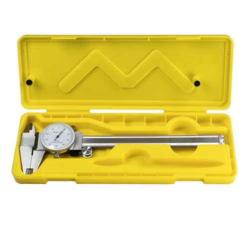 TEXALAN(R) 0-6" 4 Way Dial Caliper .001" Shock Proof Imperial Carbon Steel