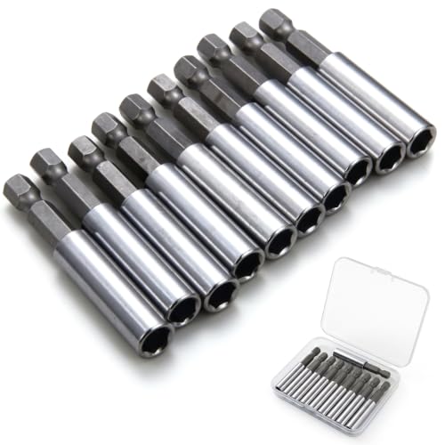 Rocaris 10 Pack Magnetic Extension Socket Drill Bit Holder - style: 10 Pack