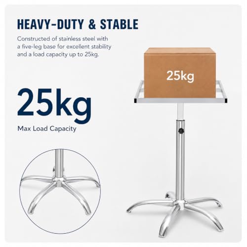 JOMCYDM 360° Spray Paint Rack, Stable Rotating Paint Rack, Lifting Spray Painting Table,23.6-31.5in Height Adjustable Stable Paint Rack for Door and Car Body, Lifting Spray Painting Table (Square) - color: Square