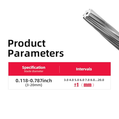 HSS Fixed Stem Guide Reamers Spiral 16mm，High Hardness H7 high Precision,1 pcs DRINYOUNG（16mm） - size: 16mm