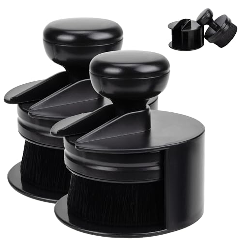 ecocstm 2 PCS Tire Shine Applicator Brush, Tire Shine Brushes - color: 2 PCS Black