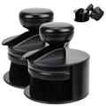 ecocstm 2 PCS Tire Shine Applicator Brush, Tire Shine Brushes - color: 2 PCS Black