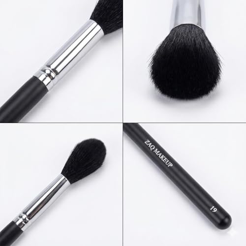 ZAQ Flawless Tapered Blending Make Up Brush, Soft Synthetic Fibers - style: Tapered Blending Brush