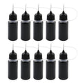 T Tulead 10PCS Black Tip Applicator Metal Needle - style: Black,10ml