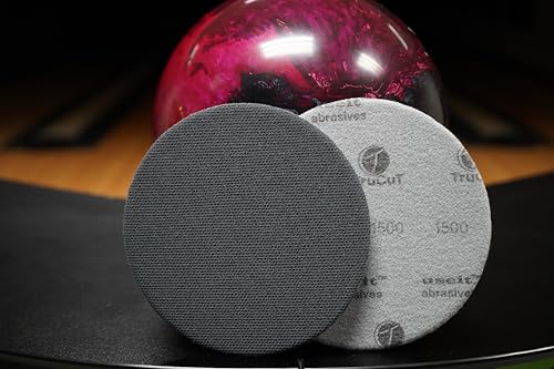 CTD TruCut Sanding Pads for Bowling Ball Resurfacing (1500 grit 6 inch) - size: 6 inch, style: 1500 Grit