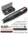 Cordless Rotary Tool, 8V Multi Tool with Auto-Lock Chuck & 5 Speed, 23,000RPM Rechargeable Engraver Kit with Storage Case, for Sanding, Polishing, Drilling, Carving, DIY Crafts