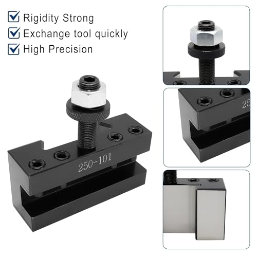 4 Pcs 250-101 AXA #1 Quick Change Tool Post Holders Steel Turning Tool - color: 250-101