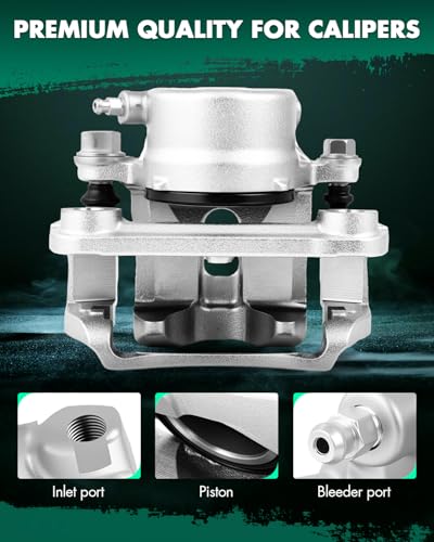 SCITOO Front Right Disc Brake Caliper With Bracket 19B1910 - size: Front Passenger[19B1910]