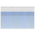 MECCANIXITY 30Pcs Fine Pointed Miniature Paint Brushes(Blue #000) - color: Blue, size: #000
