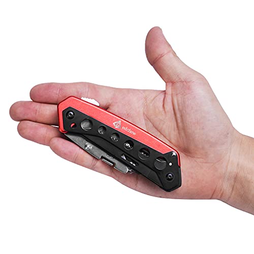 EDCFANS Folding Utility Knife,Box Cutter Knife, Razor Work Knives for Men - size: box cutter knife with 10 razor blades