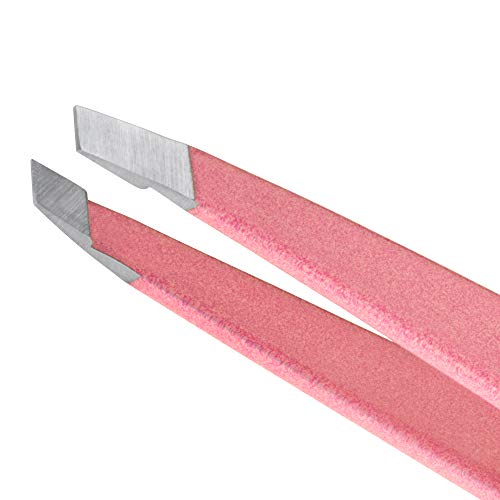 Tweezerman Exclusive Mini Slant –Tweezerman Tweezers for Eyebrows Tea Rose - style: Tea Rose