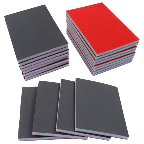20Pcs 600 Grit Sanding Sponge Set - style: 600 Grit-20 Pcs