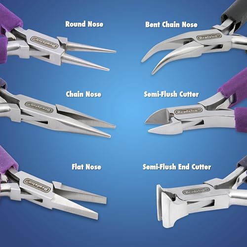 Beadalon Designer Series Pliers Kit - Chain Nose, Lavender Speckle - color: Lavender Speckle, style: Chain Nose