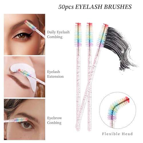 150 Piece Disposable Makeup Applicator Tool Kits, Mixing Disposable Mascara Wands Eyeliner Brushes Lipstick Applicator Brushes for Makeup Artist Supplies (style 2) - color: style 2