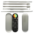 Jiozermi 6 Pack Wax Carving Tools Set, Stainless Steel - color: Silver, size: 1 Set