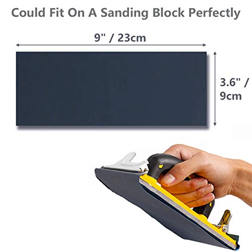 Wet Dry Sandpaper, Assorted 240-3000 Grit for Automotive Wood Sanding, 90 Sheets - style: 240-3000