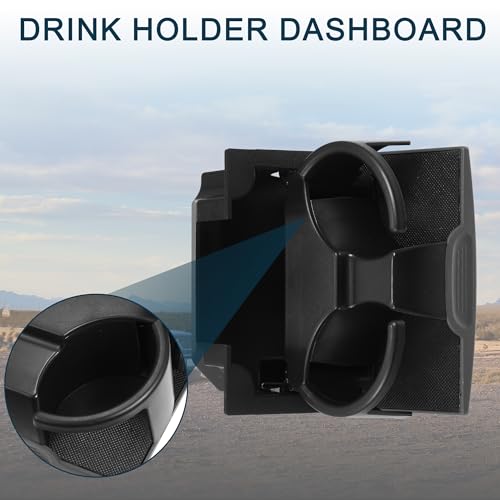 Cup Holder for Nissan Frontier Practical No.96965ZS00A | Instrument Panel Drink Holder Gray 1 Pcs